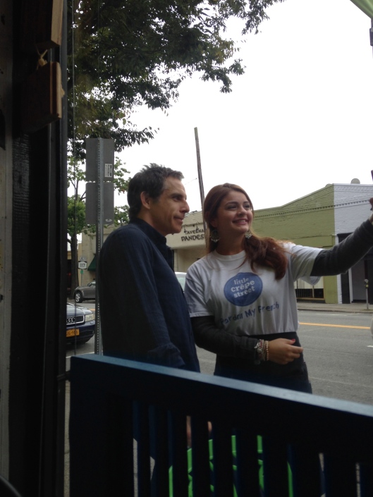 Ben Stiller sighting while at lunch with the bestie.